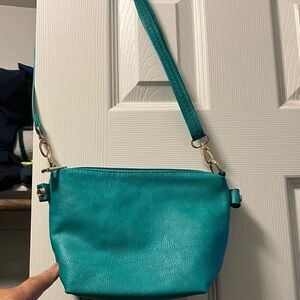 Chic Teal Crossbody Bag